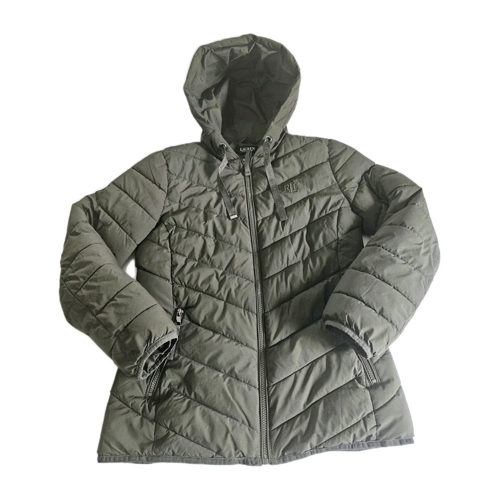 Lauren Ralph Lauren Green‎ Label Women's Size Small Puffer Jacket Quilted